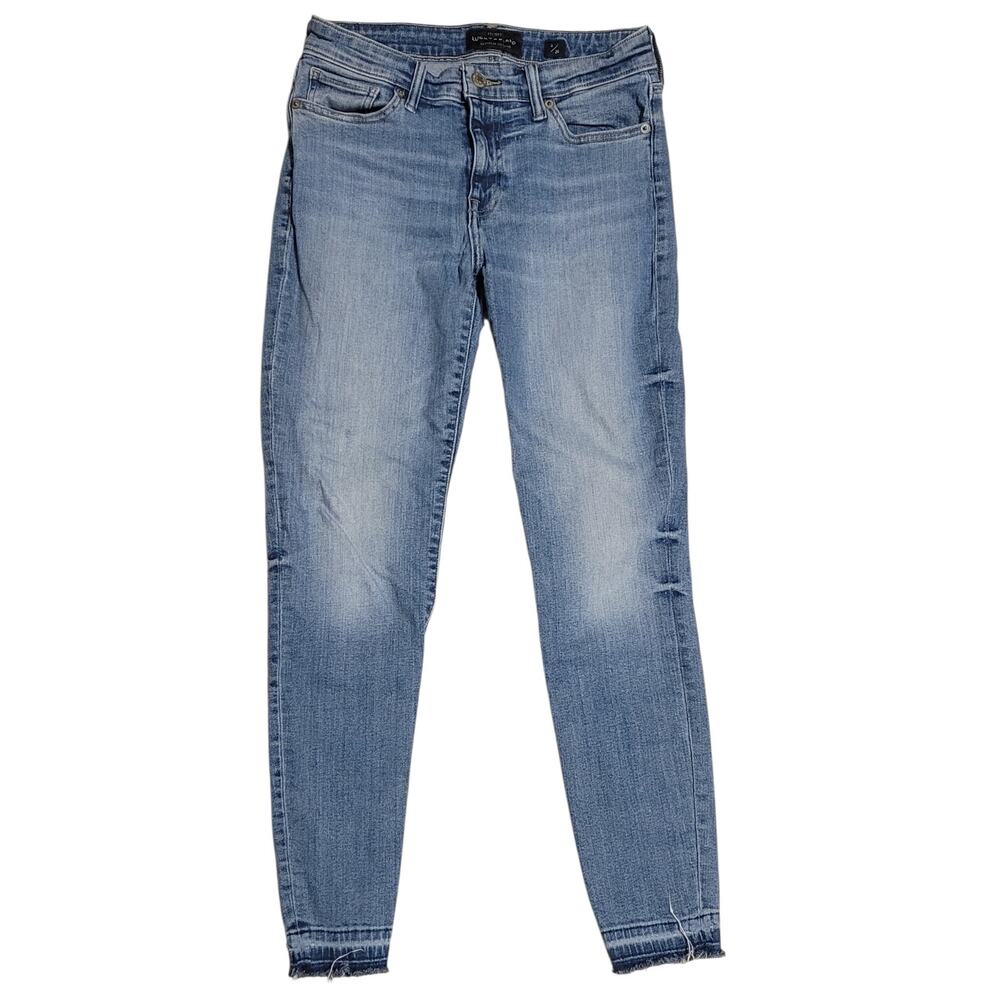 Lucky Brand Womens Ava Skinny Low-Rise Jeans with Raw Hem Size 2/26 EUC